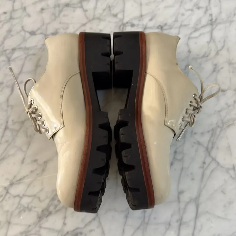 JEFFREY CAMPBELL Trevor Oxford Women's Platform Loafers Sz 9.5